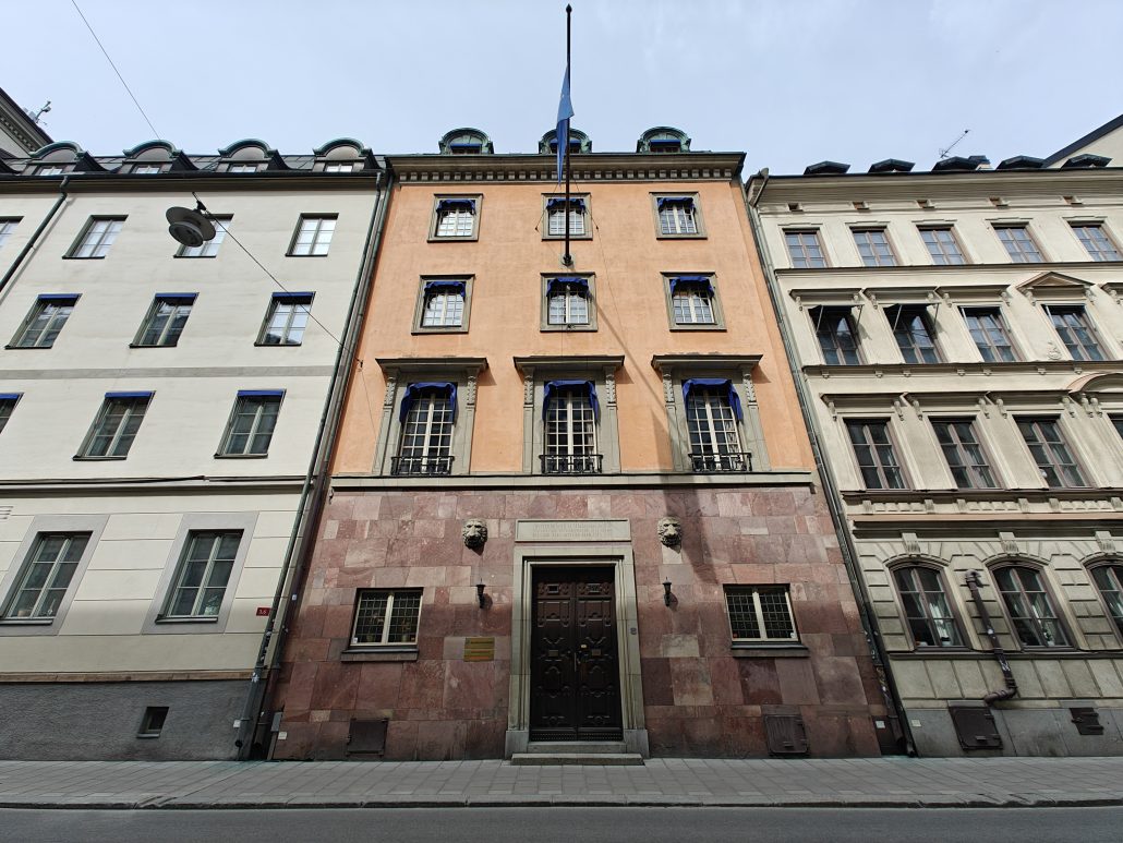 Apotekarsocieteten exteriör Wallingatan 26