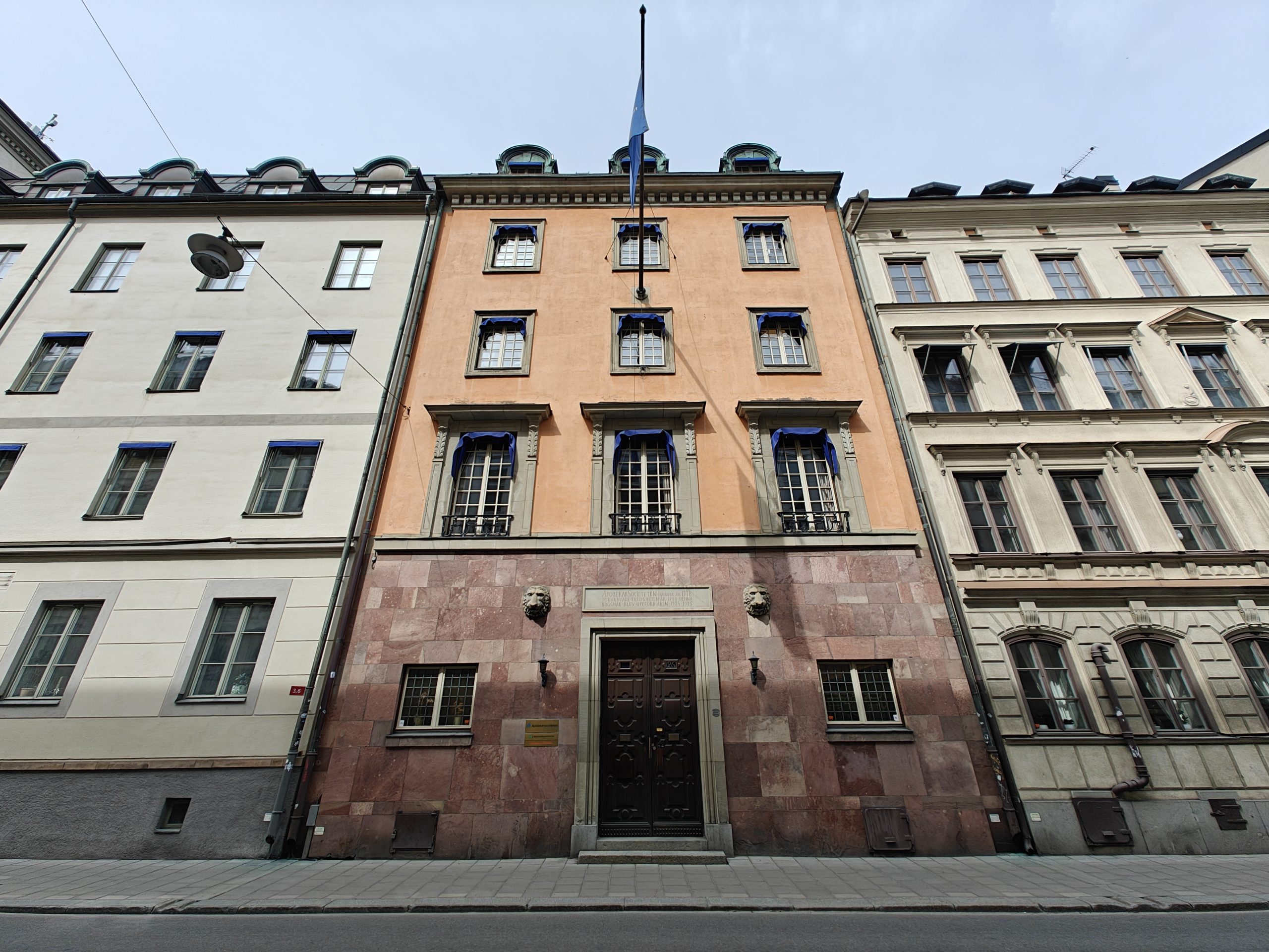 Apotekarsocieteten exteriör Wallingatan 26