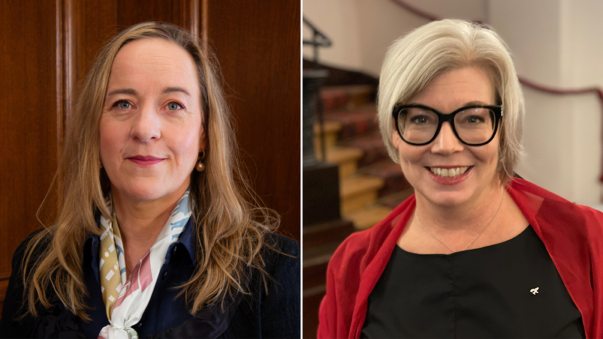 Porträtt Lena Ring och Johanna Wikman